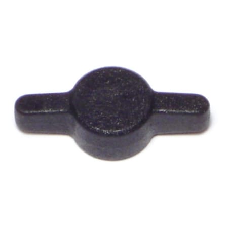 Midwest Fastener #10 Black Plastic Tee Thumb Screw Knobs 5PK 70881